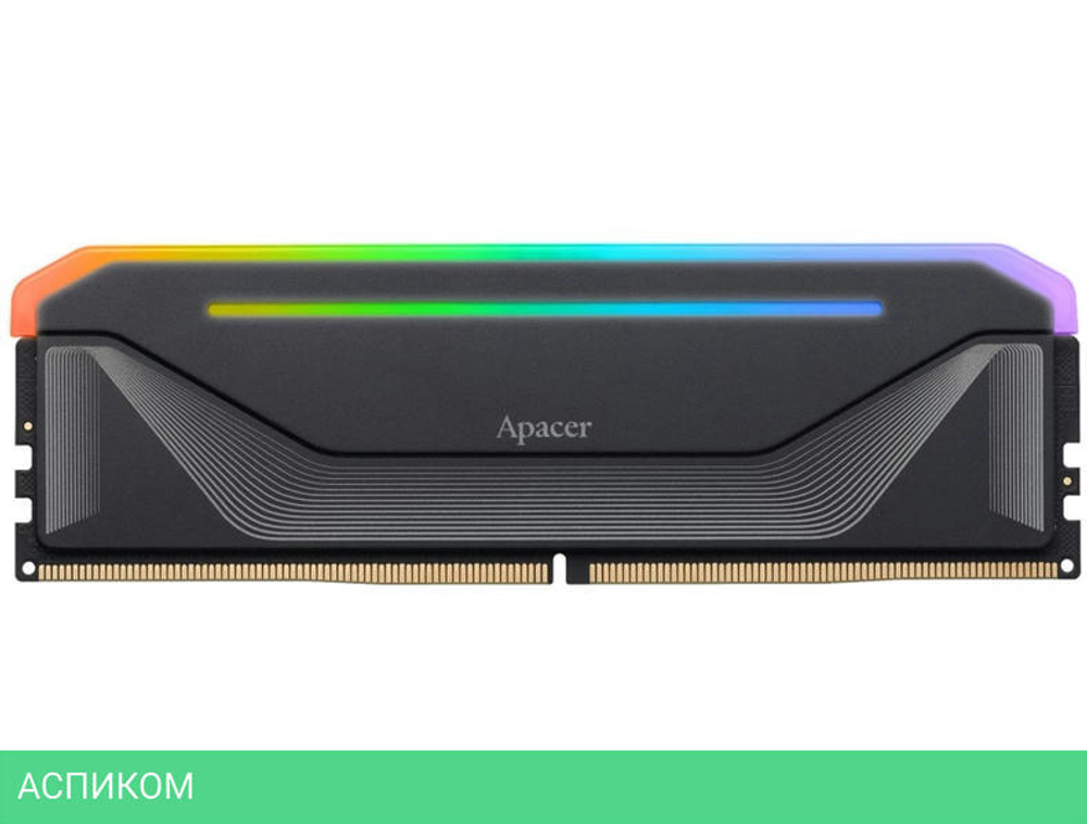 Оперативная память Apacer NOX RGB 16GB DDR5 DIMM PC5-41600 (AH5U16G52C522NBAA-1)