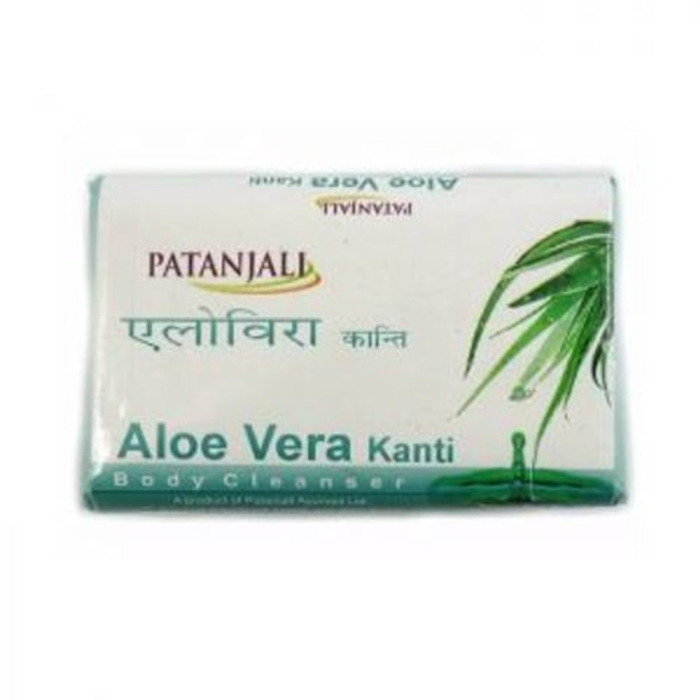 Мыло Patanjali Алоэ Вера Aloe Vera Kanti Body Cleancer 75 г