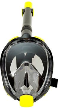 Маска полнолицевая Sargan Галактика премиум черная/желтая/черная