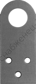 ЗУБР ПР-2.0 90х40 х 2 мм, Прямая проушина для навесных замков (31038-90)