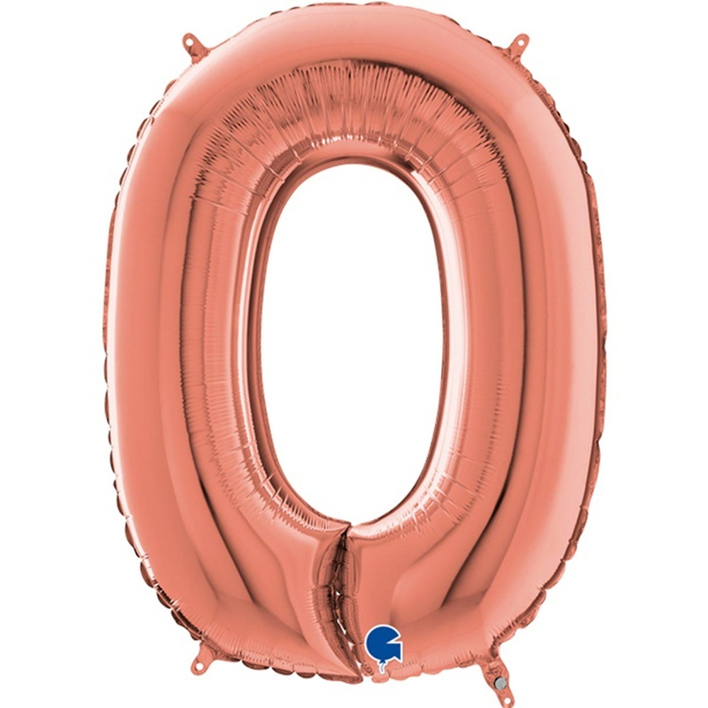 Г ЦИФРА 0 40" Розовое золото