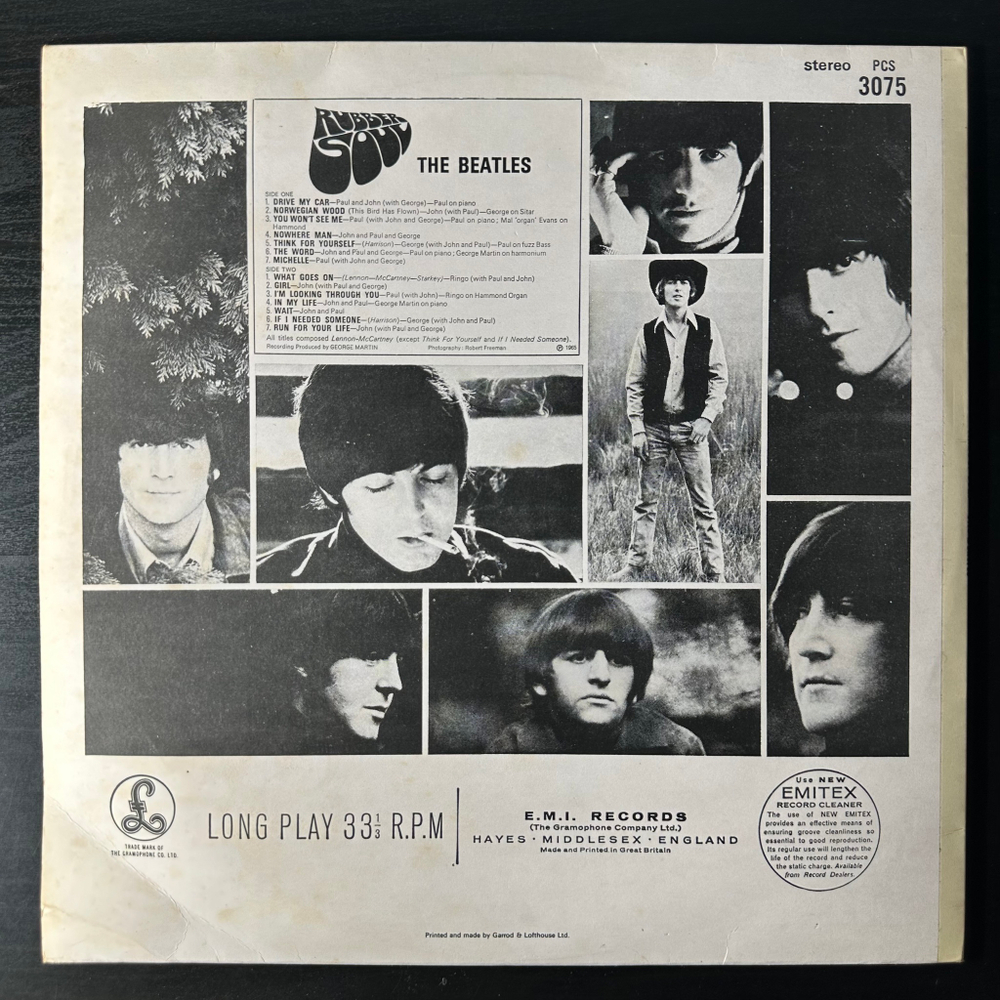 The Beatles ‎– Rubber Soul (Англия 1976г.)