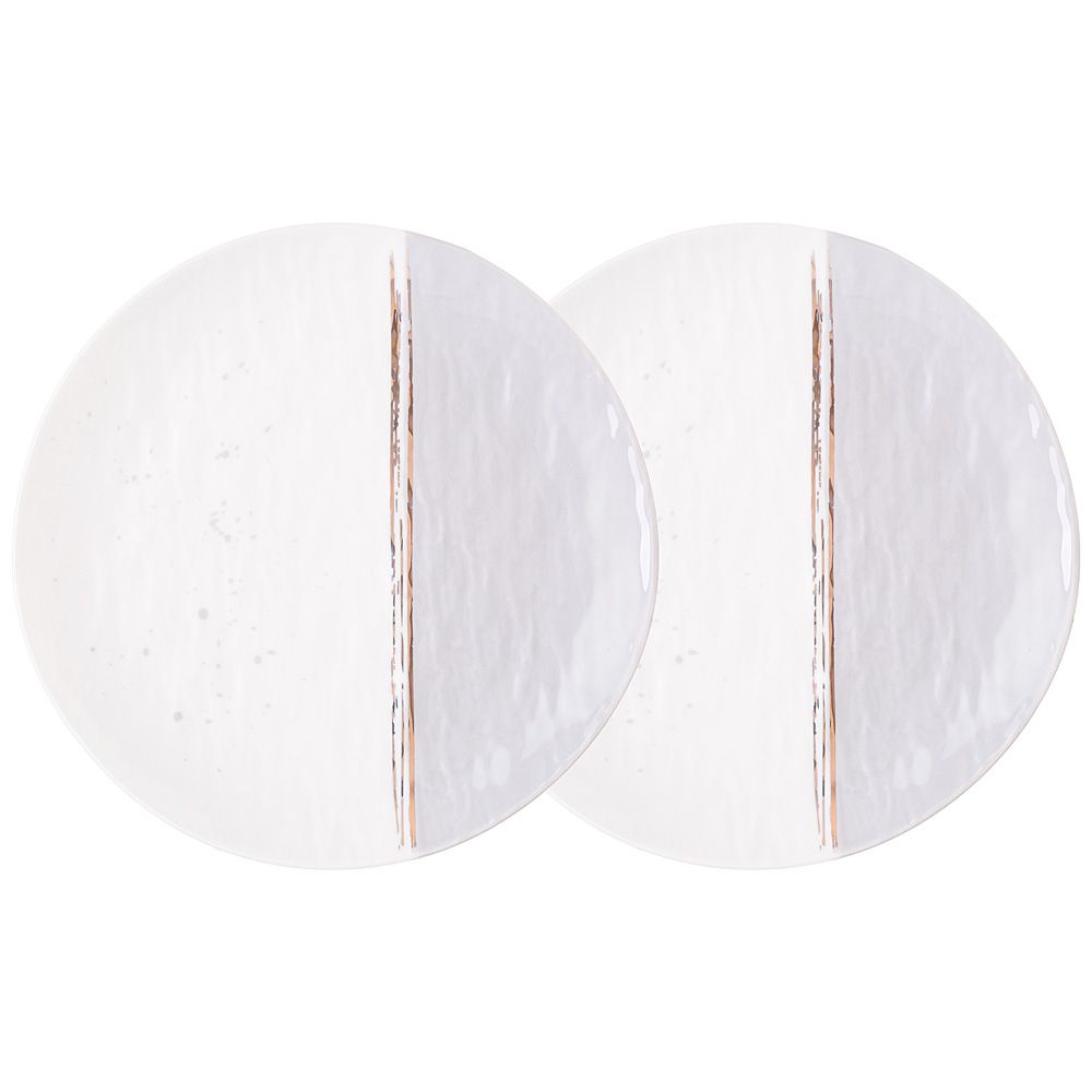 НАБОР ТАРЕЛОК ОБЕДЕННЫХ LEFARD "GREY" 2 ШТ. 25,5 СМ (КОР=12НАБ.)