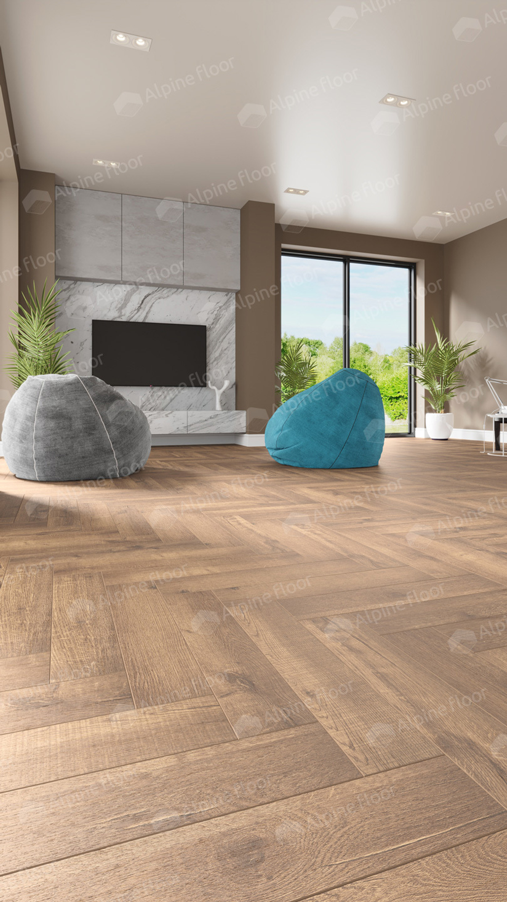 Кварцвиниловая плитка PARQUET LVT ДУБ ROYAL ЕСО 16-2