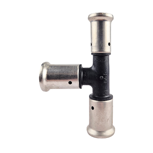 Пресстройник 20х20х16 редукционный (черный пластик)