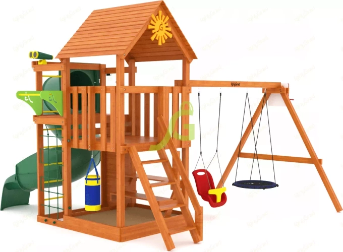 Детская площадка Крафт Pro 3 с трубой