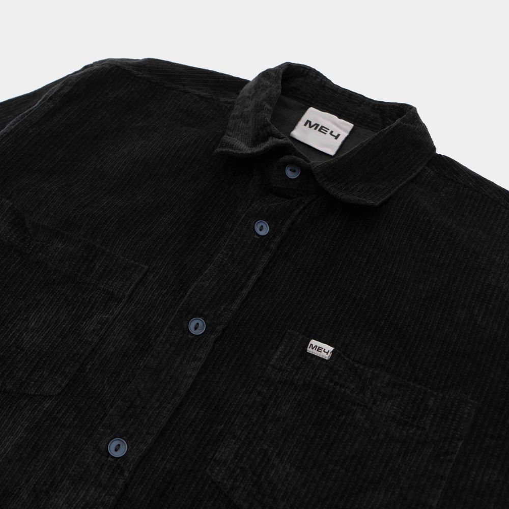 Рубашка Меч SS24 Velvet Dyed черная