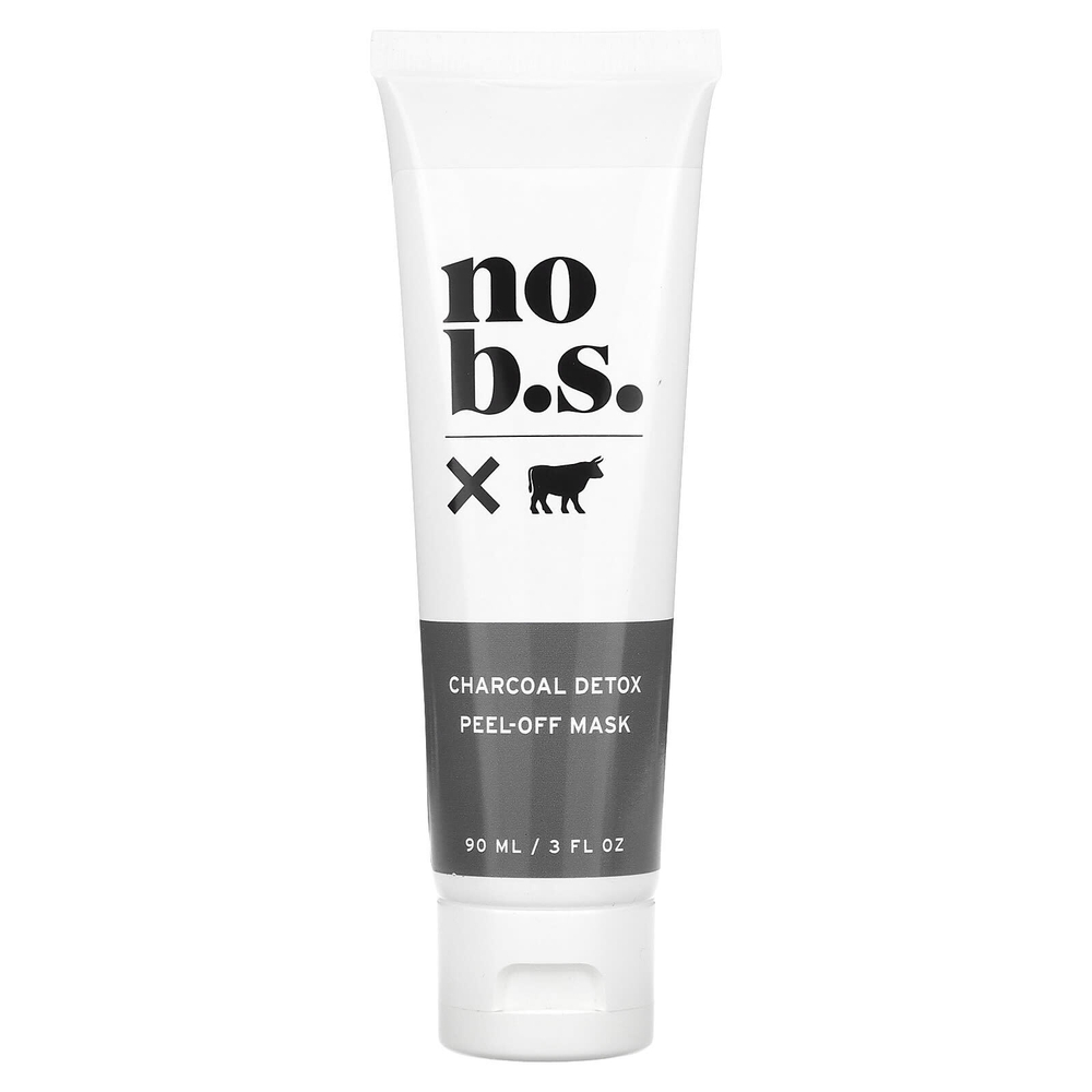 No BS Skincare, отшелушивающая маска для лица с древесным углем, детоксикация, 90 мл (3 жидк. унции)