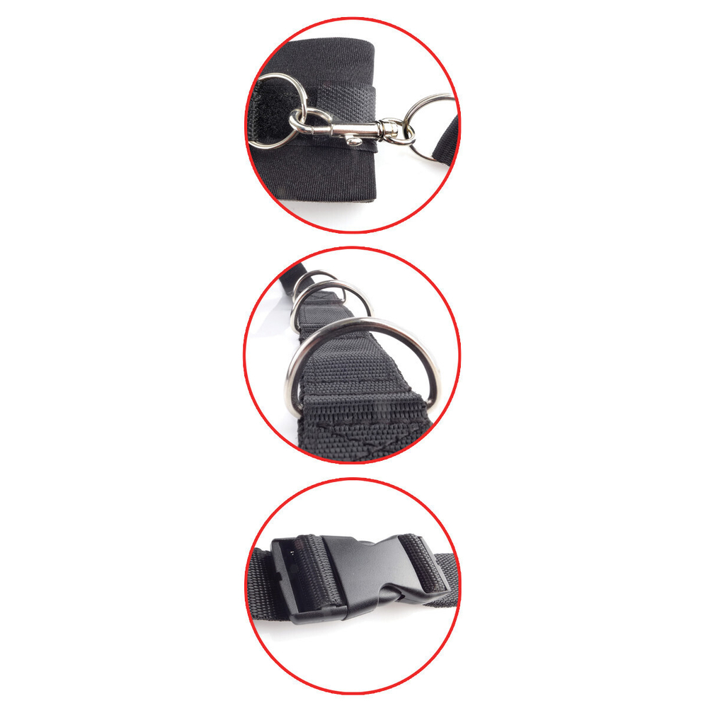 Набор для бондажа на кровати Ultimate Bed Restraint System (Цвет: черный)