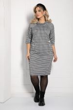 Платье Конфетти (черно-белое) П12688-18 LT Collection