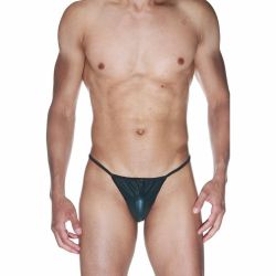 Мужские трусы стринги темно-зеленые La Blinque LB15547