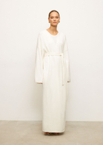 Пальто вязаное AMARA, молочный