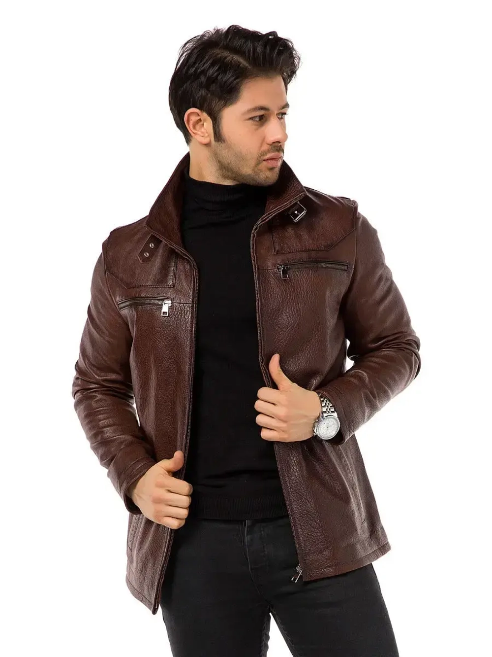 Куртка кожаная мужская натуральная