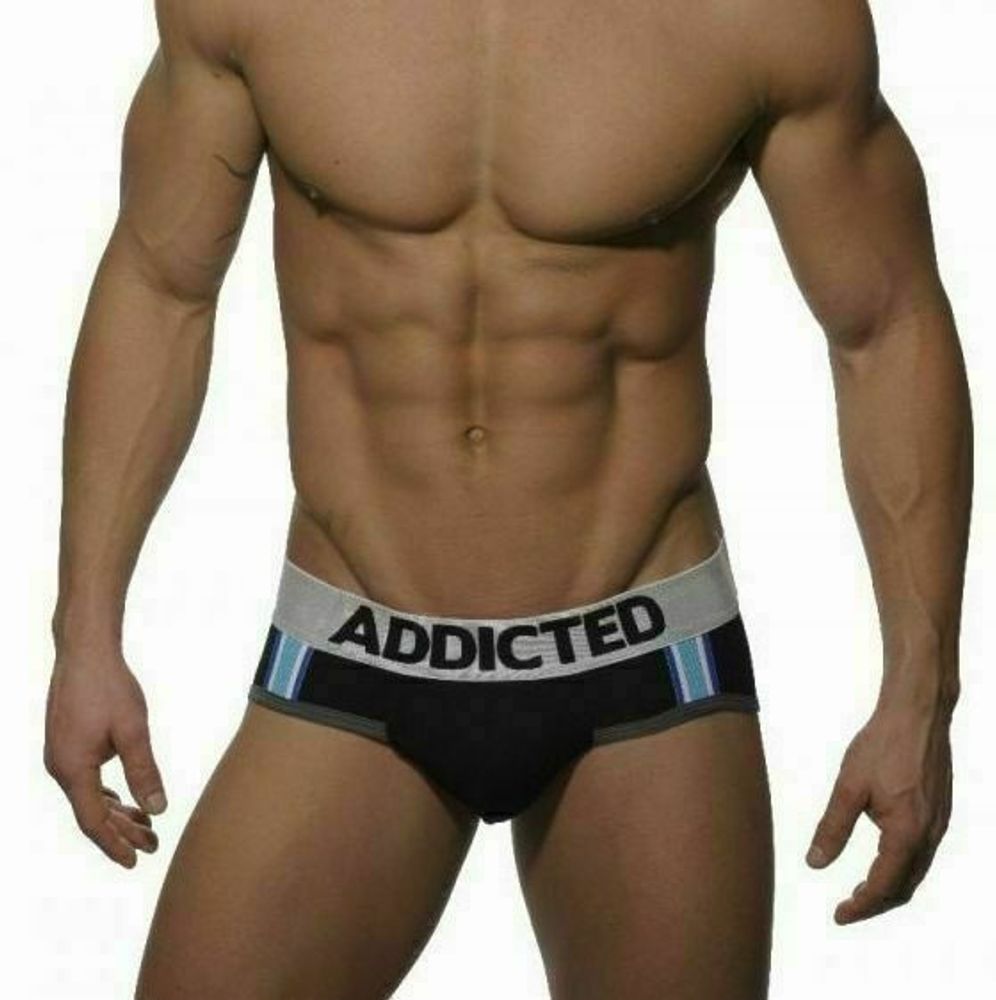 Мужские трусы брифы Addicted Brief Side Navy Black