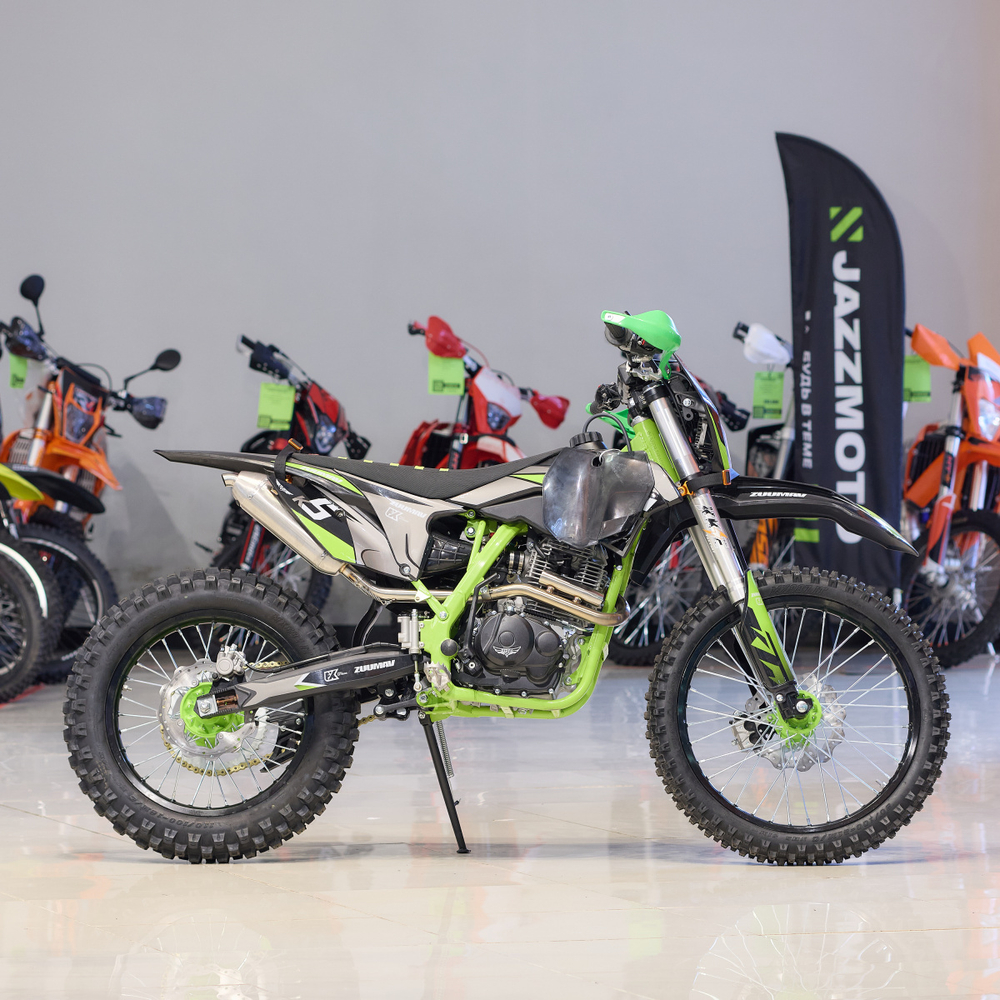 Мотоцикл кроссовый Zuumav FX K5 LITE 250CC Green 21/18