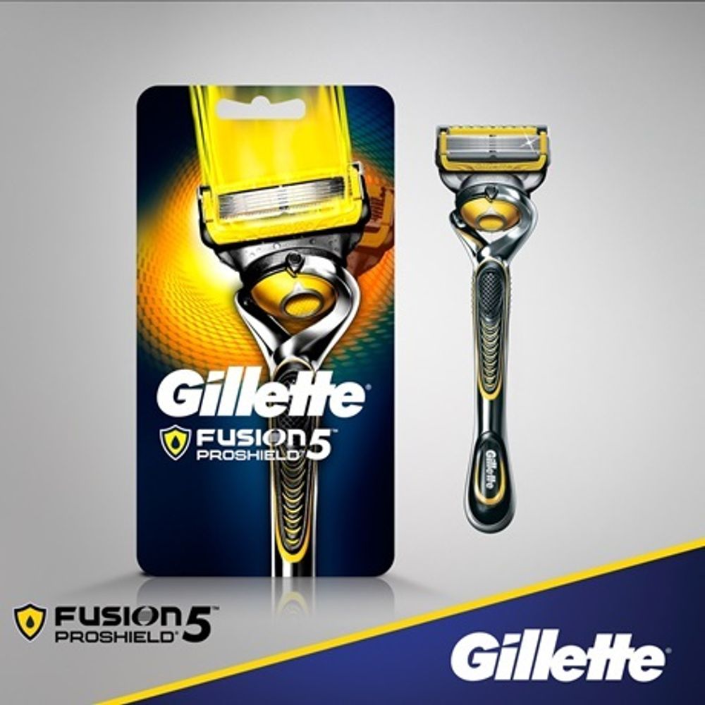 Gillette Fusion Станок бритвенный ProShield, увлажняющий, станок + 1 кассета