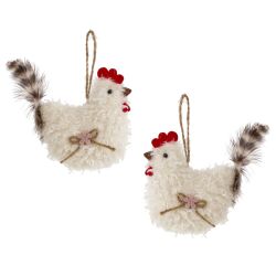 GAEM Изделие декоративное подвесное "Курица" (блок 12шт), L10 W3,5 H8 см, 2в.