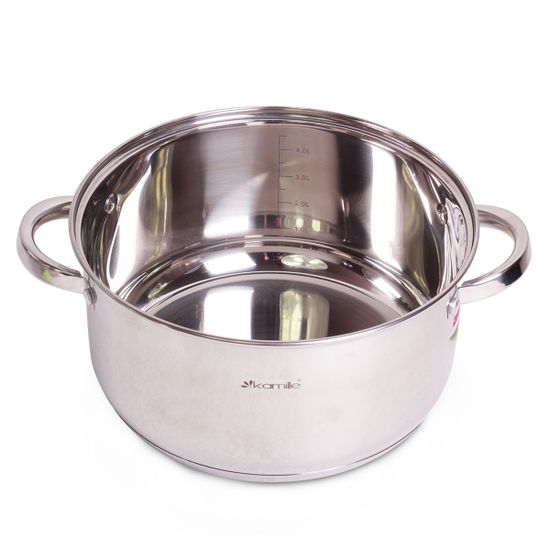 Пароварка 3-х уровневая 24 см. из нержавеющей стали Kamille KM-5818