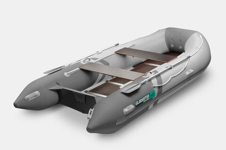 Надувная лодка GLADIATOR B420 светло-темносерый
