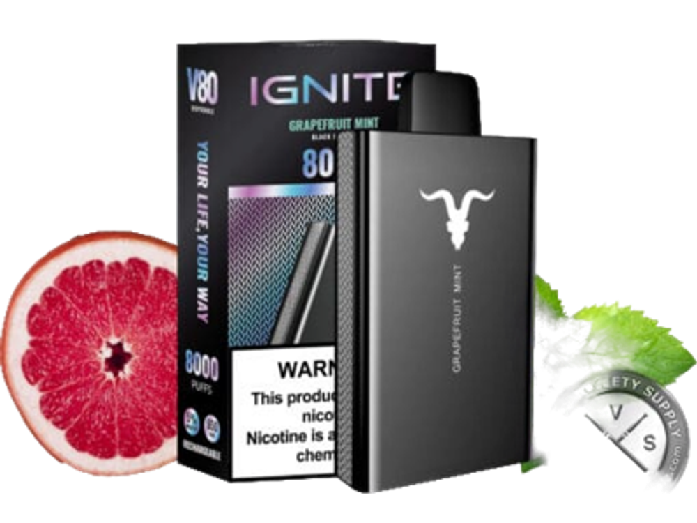 Ignite 8000 Grapefruit mint - грейпфрут-мята купить в Москве с доставкой по России