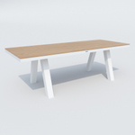 Стол обеденный Ideal Patio МИРРА 220 см белый