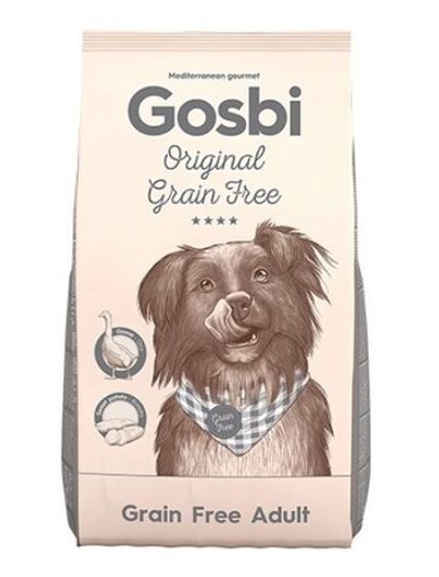 Gosbi 3кг ORIGINAL GRAIN FREE беззерновой корм для собак всех пород
