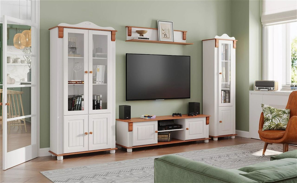 Тумба Адель с ящиком, белая