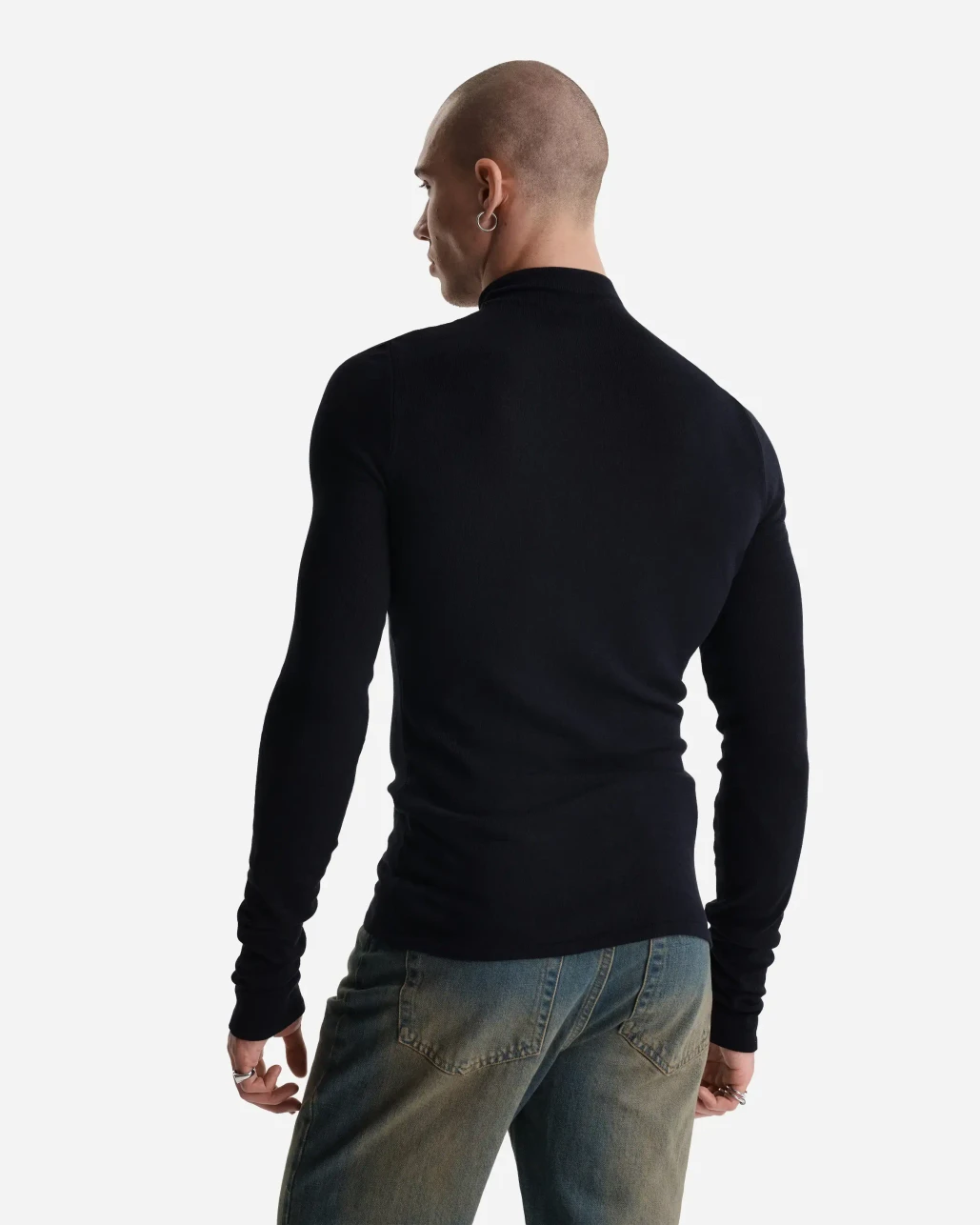 Вязаная водолазка