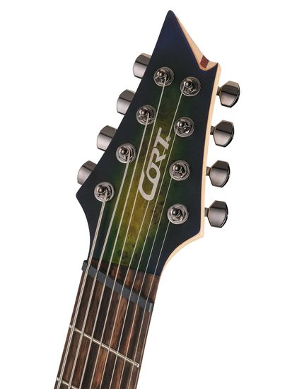 Электрогитара мультимензурная 8-струнная, с чехлом, Cort KX508MS-II-WBAG-MBB KX Series