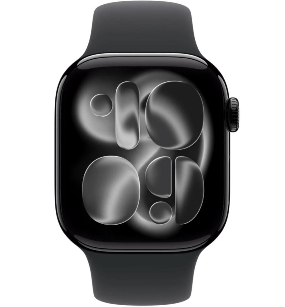 Умные часы Apple Watch Series 11 42mm Jet Black Al Black SB M/L GPS (MEQU4)
