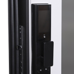 Стальная дверь "Silver" с зеркалом (биометрический замок)