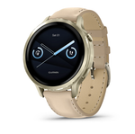 Смарт часы Garmin Venu 4 - 41мм Lunar Gold with Bone Silicone Band and Light Sand Leather Band