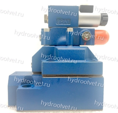 DAW30B2-5X/315-17Y6EG24N9K4 - Разгрузочный предохранительный клапан с электроразгрузкой Ду32 с давлением настройки до 315 бар, с разностью срабатывания в 17%, внешний дренаж - Y = есть