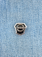 Значок Ликинский автобусный завод (логотип ЛиАЗ чёрный)