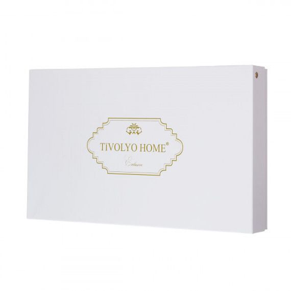 Постельное белье Casual (голубой) deluxe TIVOLYO HOME Турция