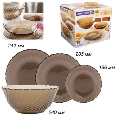 Набор столовой посуды 19 предметов «Океан эклипс» L5108