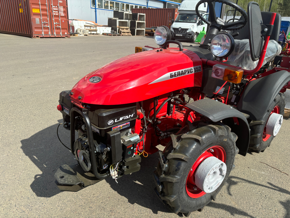 Минитрактор МТЗ Беларус 152 с двигателем WEIMA 190FE/P