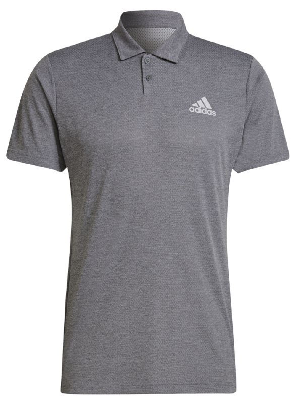 Мужское теннисное поло Adidas HEAT.RDY Polo M - grey three/white
