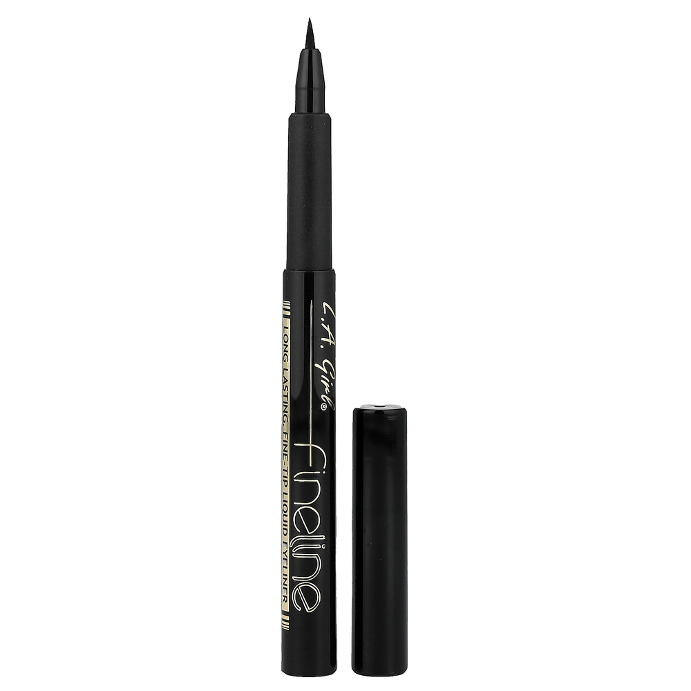 L.A. Girl, Fineline Eyeliner, GLE721 Black, 1,1 мл (0,037 жидк. унц.)