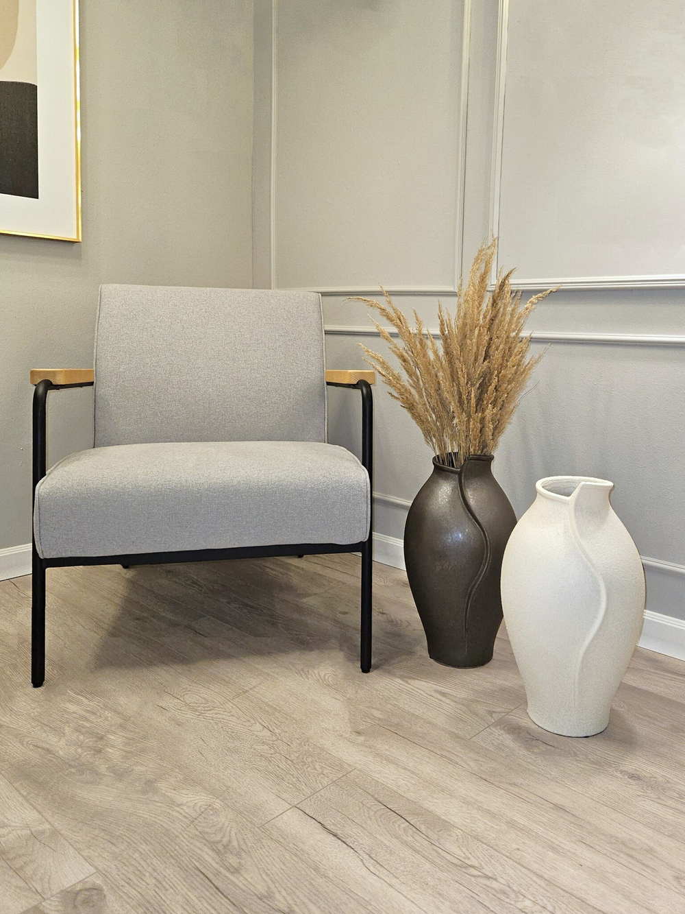 Ваза Olive vase-Ancient glaze