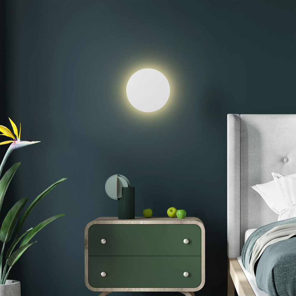 Настенный светильник 6009 Luna White
