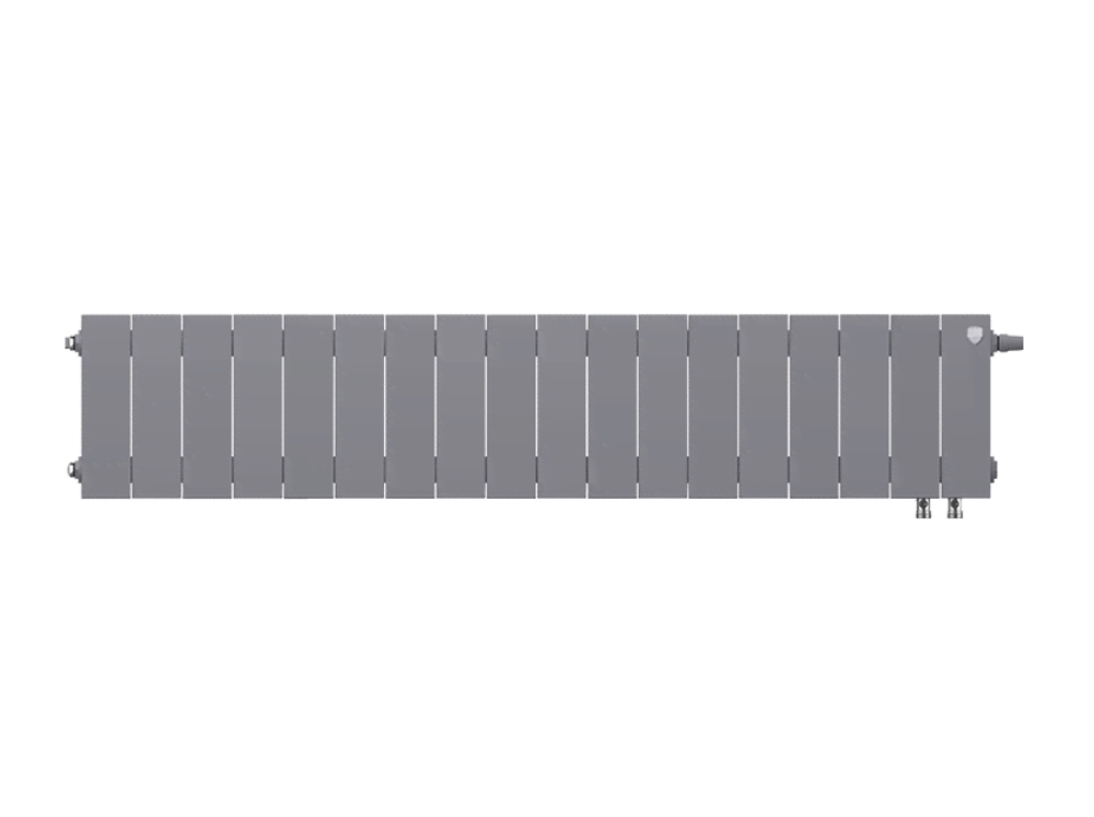 Радиатор Royal Thermo PianoForte 200 /Silver Satin - 18 секц. VDR