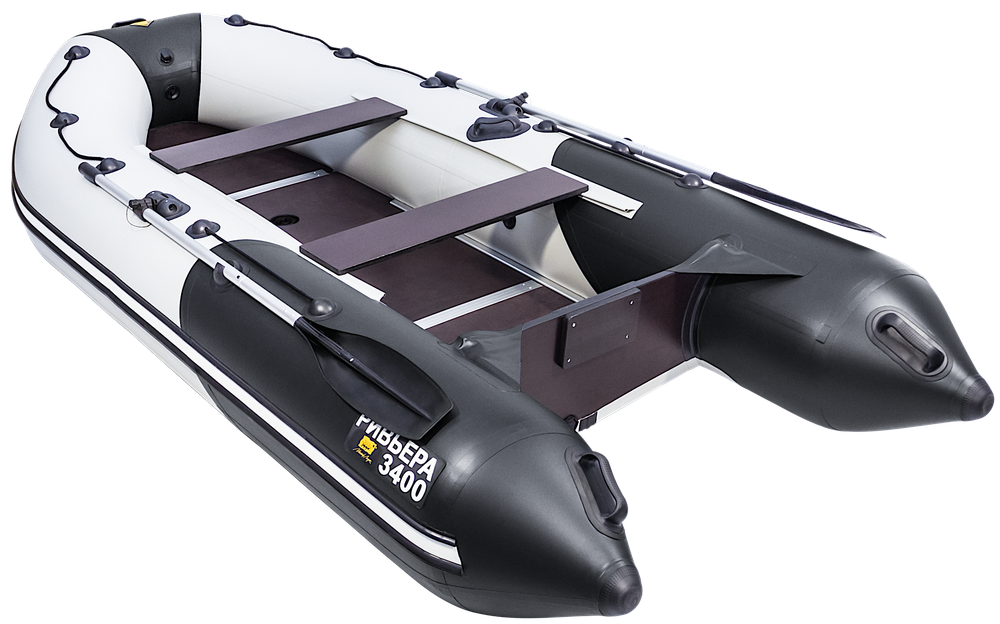Лодка ПВХ Мастер Лодок Ривьера Компакт 3400СК "Комби" -