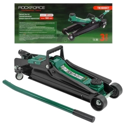 Домкрат подкатной гидравлический 3т ( h min 85мм. h max 380мм) RockFORCE RF-T83000ET BIG