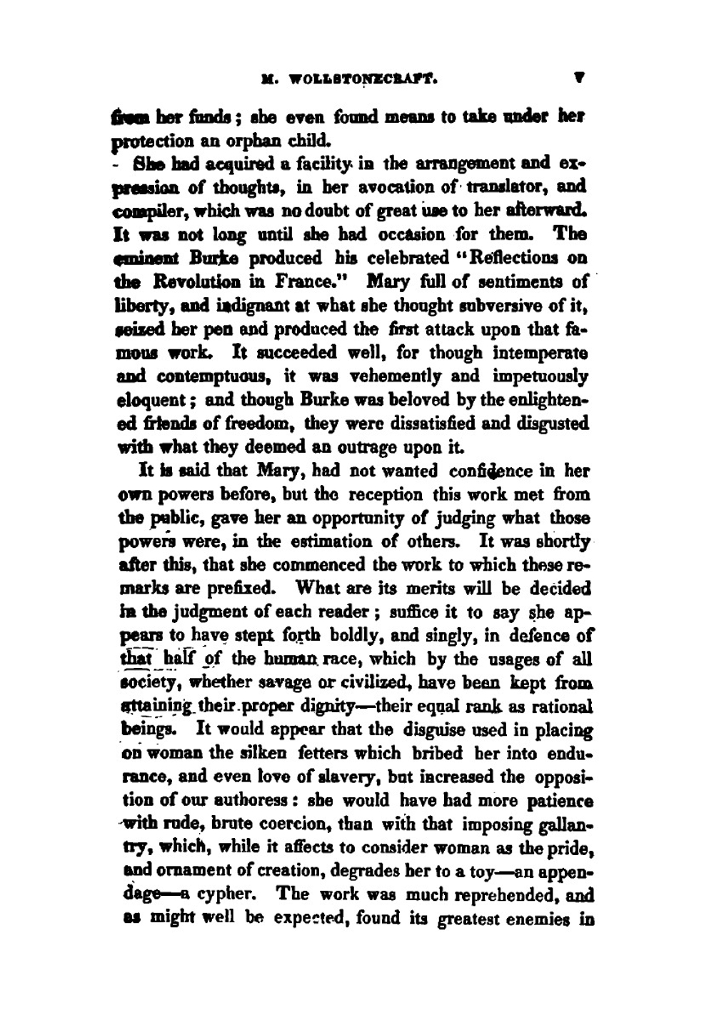A vindication of the rights of woman. With strictures on political and moral | Mary Wollstonecraft