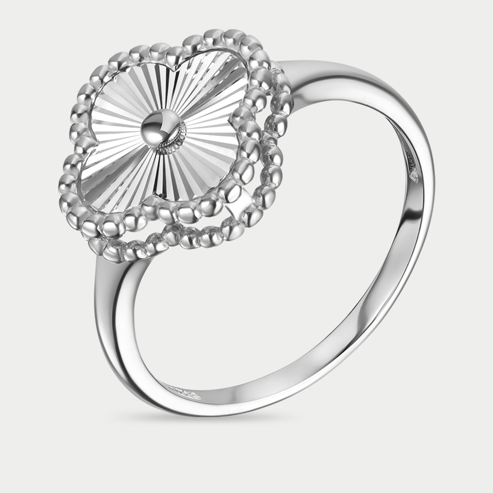 Женское кольцо из белого золота 585 пробы без вставки (арт. 20-13-0000-10840)