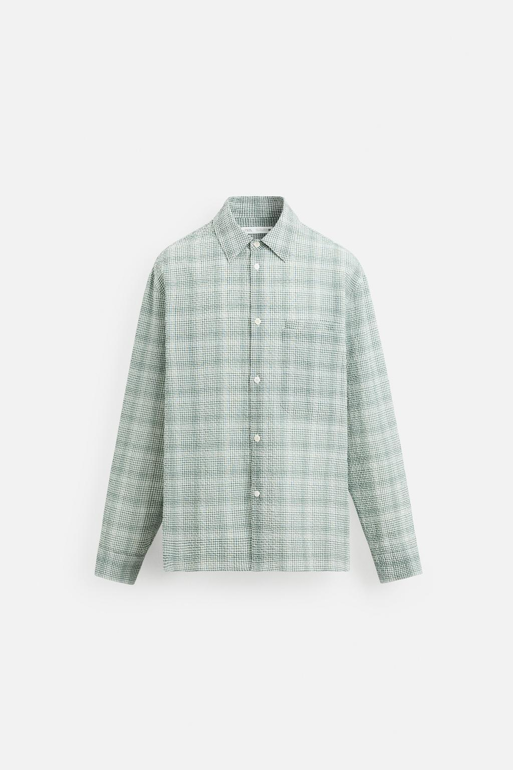 Рубашка из рельефной ткани jacquard