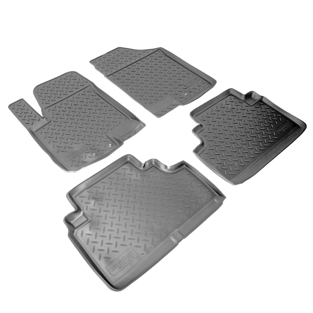 Ковры в салон Norplast/Unidec для Kia Venga в кузове YN (2011-), Черный, арт.NPL-Po-43-85
