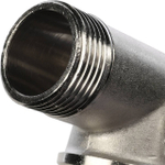 Переход с внутренней резьбы на наружную угловой STOUT SFT 0012 - 1" (латунь никелированная)