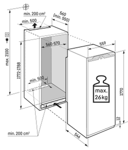 Встраиваемый холодильник Liebherr IRBci 5150-22